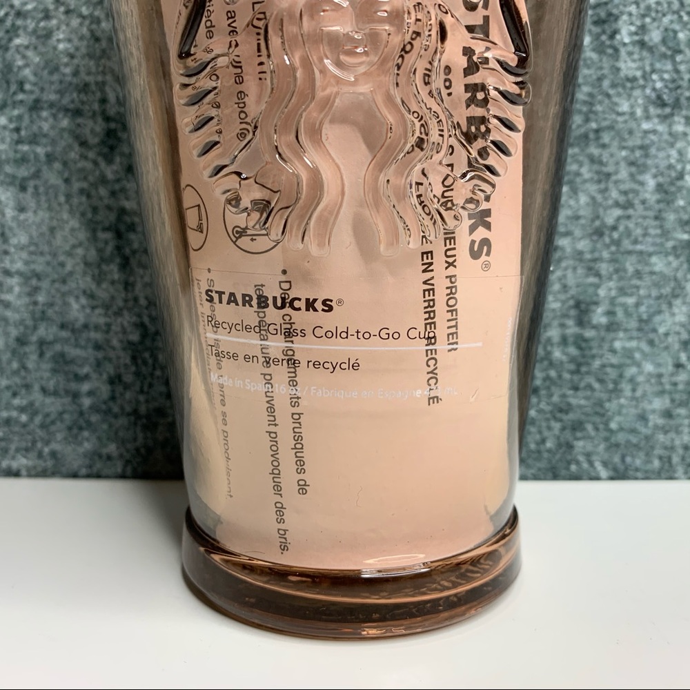 Starbucks Peach Glass Tumbler - Picture 5 of 5
